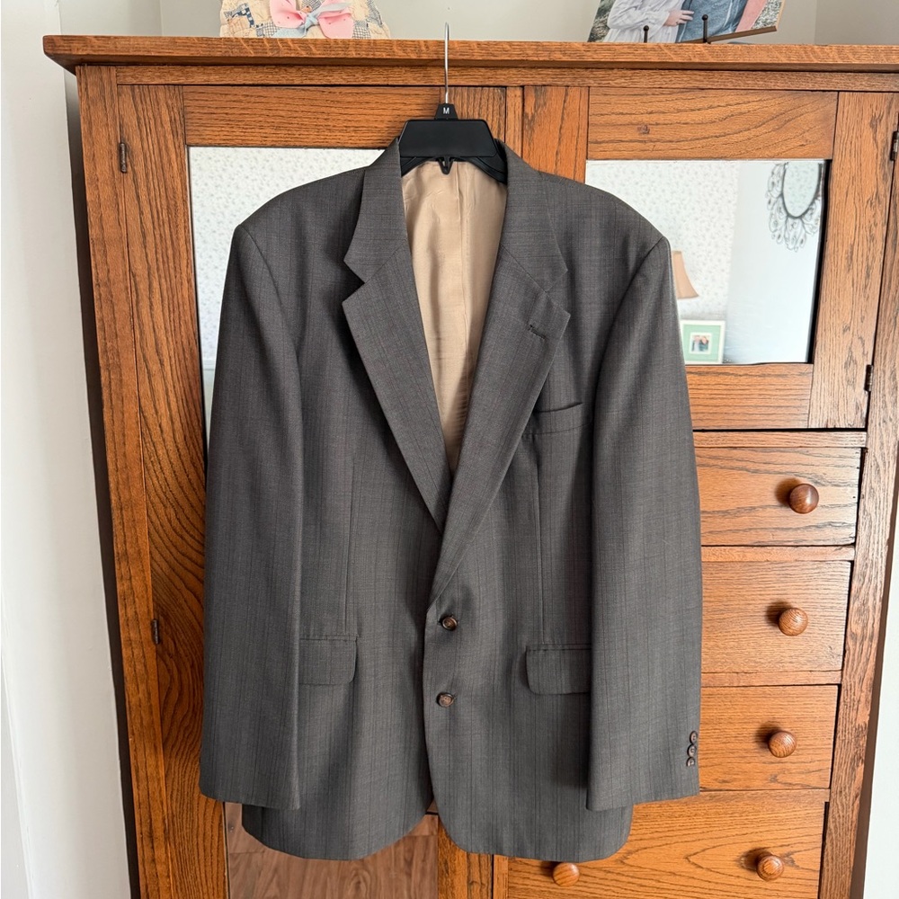 Men’s Towncraft 2-Button Grey 43L Sports Coat